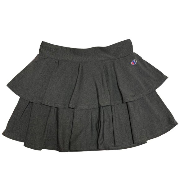 Champion Double Layer Skort Charcoal Gray  Girls' Size 10-12 - Picture 2 of 8